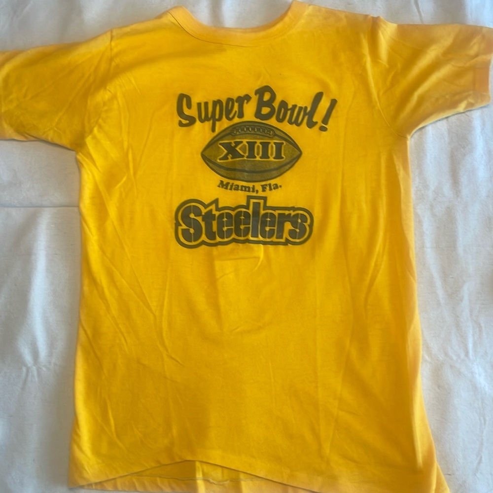 Vintage Super Bowl T-shirt, Steelers size large